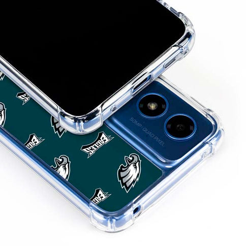 NFL Philadelphia Eagles Blitz Series Moto G 5G (2024) Clear Case