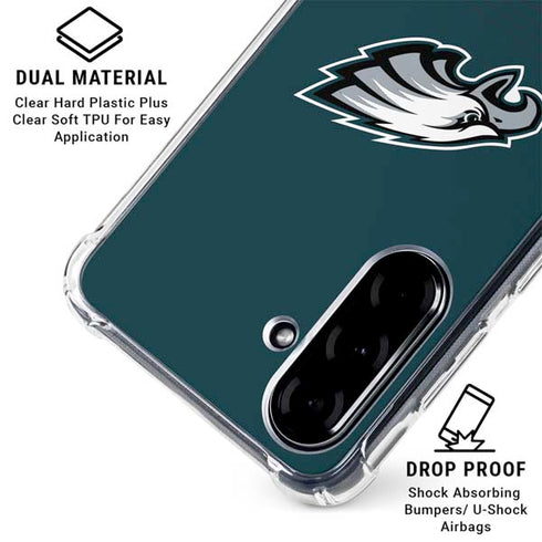 NFL Philadelphia Eagles Breakaway Galaxy A36 5G Clear Case