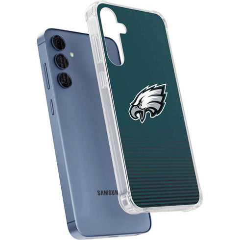 NFL Philadelphia Eagles Breakaway Galaxy A55 5G Clear Case
