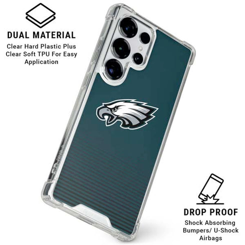 NFL Philadelphia Eagles Breakaway Galaxy S25 Ultra Clear Case