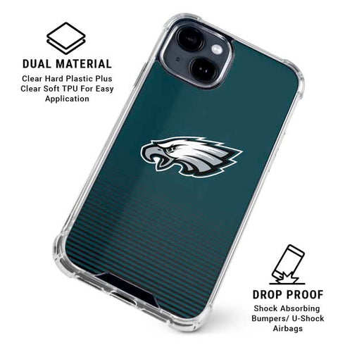 NFL Philadelphia Eagles Breakaway iPhone 15 Clear Case