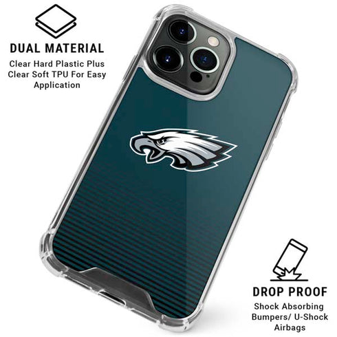 NFL Philadelphia Eagles Breakaway iPhone 16 Pro Clear Case