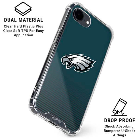 NFL Philadelphia Eagles Breakaway iPhone 16e Clear Case
