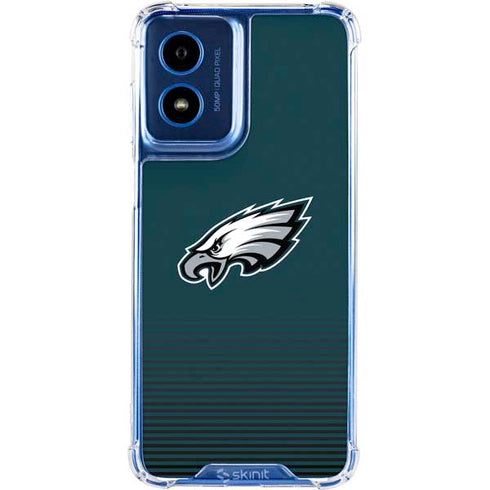 NFL Philadelphia Eagles Breakaway Moto G 5G (2024) Clear Case