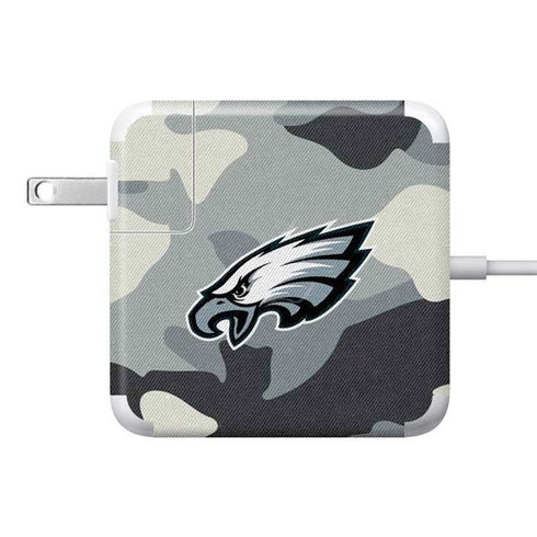 NFL Philadelphia Eagles Camo 85W Power Adapter (15 and 17 inch MacBook Pro Charger) Skin