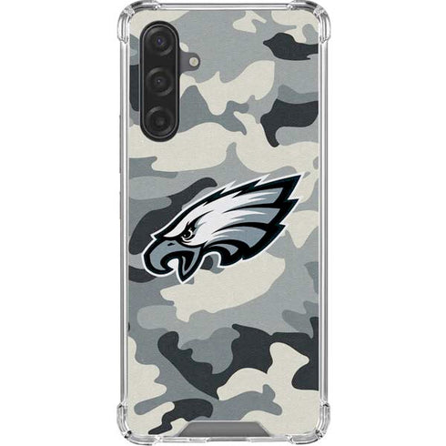 NFL Philadelphia Eagles Camo Galaxy A17 Clear Case