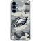 NFL Philadelphia Eagles Camo Galaxy A35 5G Clear Case