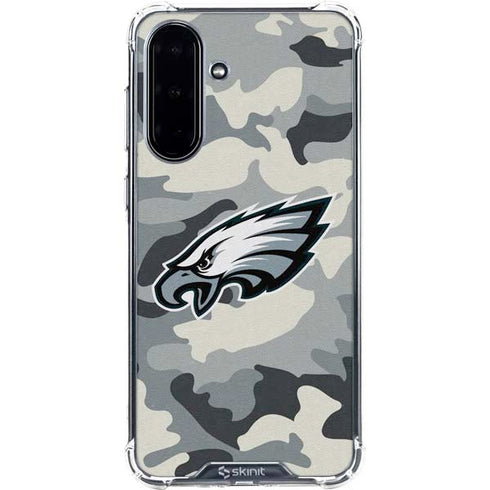 NFL Philadelphia Eagles Camo Galaxy A36 5G Clear Case