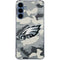NFL Philadelphia Eagles Camo Galaxy A55 5G Clear Case