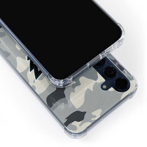 NFL Philadelphia Eagles Camo Galaxy A55 5G Clear Case