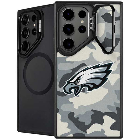 NFL Philadelphia Eagles Camo Galaxy S24 Ultra Kickstand Case