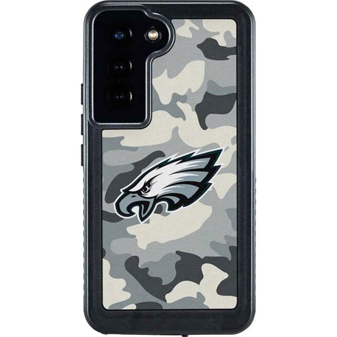 NFL Philadelphia Eagles Camo Galaxy S24 Waterproof Case
