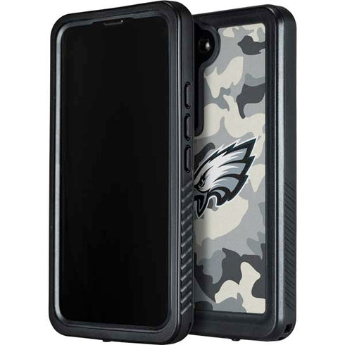 NFL Philadelphia Eagles Camo Galaxy S24 Waterproof Case