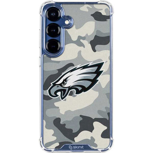 NFL Philadelphia Eagles Camo Galaxy S25 Clear Case