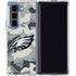 NFL Philadelphia Eagles Camo Galaxy Z Fold5 5G Clear Case