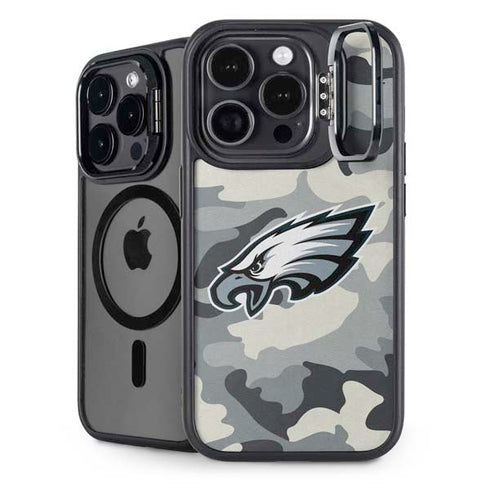 NFL Philadelphia Eagles Camo iPhone 14 Pro Kickstand Case
