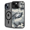 NFL Philadelphia Eagles Camo iPhone 15 Plus Kickstand Case