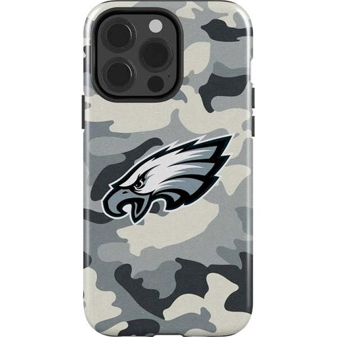 NFL Philadelphia Eagles Camo iPhone 15 Pro Impact Case