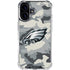 NFL Philadelphia Eagles Camo iPhone 16 Plus Clear Case