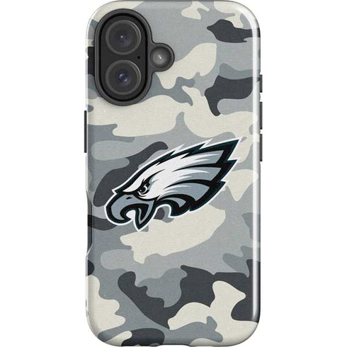 NFL Philadelphia Eagles Camo iPhone 16 Plus Impact Case