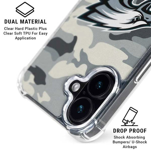 NFL Philadelphia Eagles Camo iPhone 16 Plus MagSafe Case