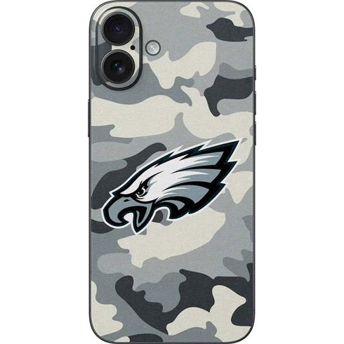 NFL Philadelphia Eagles Camo iPhone 16 Plus Skin
