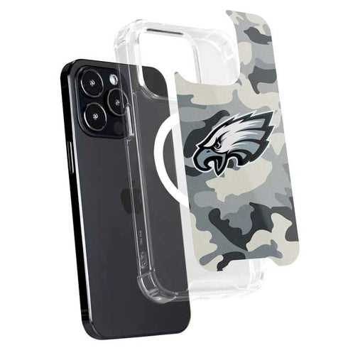 NFL Philadelphia Eagles Camo iPhone 16 Pro MagSafe Case