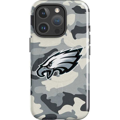 NFL Philadelphia Eagles Camo iPhone 16 Pro Magsafe Impact Case