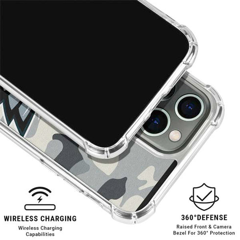 NFL Philadelphia Eagles Camo iPhone 16 Pro Max Clear Case