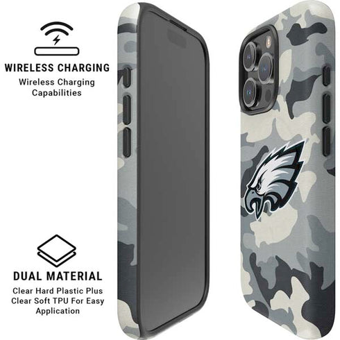 NFL Philadelphia Eagles Camo iPhone 16 Pro Max Magsafe Impact Case