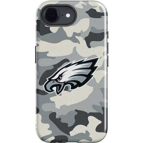 NFL Philadelphia Eagles Camo iPhone 16e Impact Case