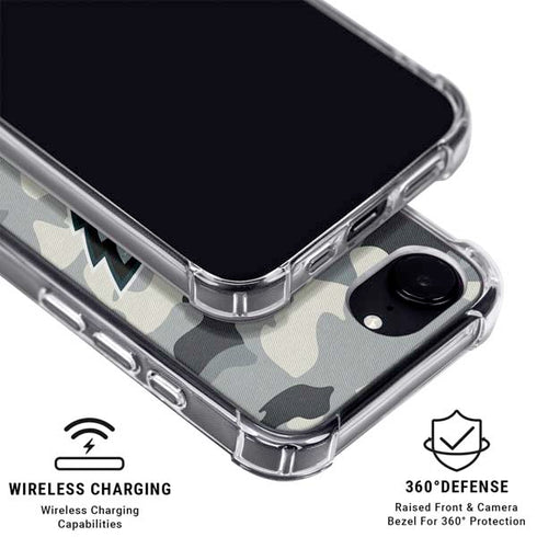 NFL Philadelphia Eagles Camo iPhone 16e MagSafe Case