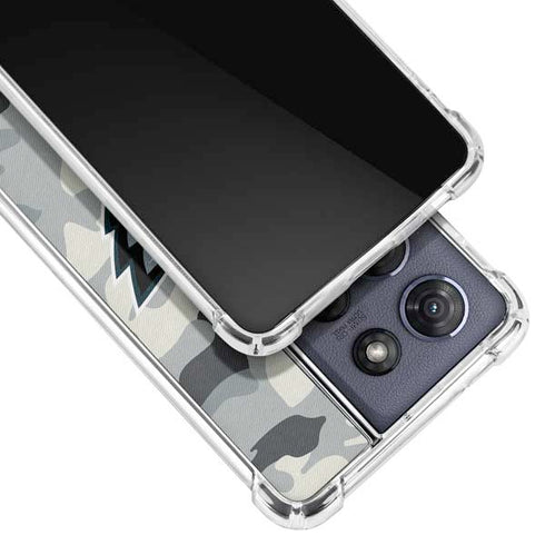 NFL Philadelphia Eagles Camo Moto G 5G (2025) Clear Case