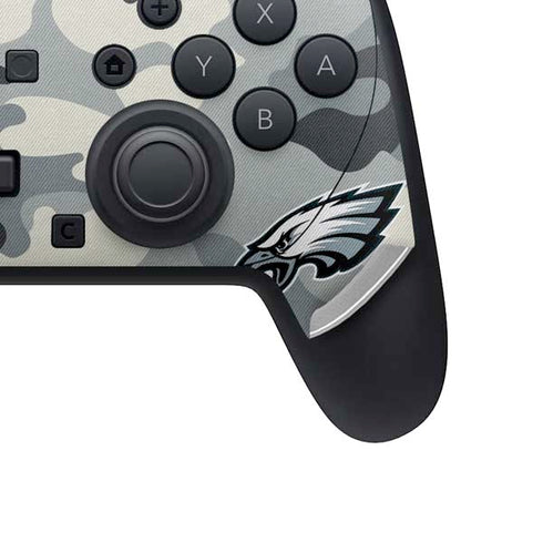NFL Philadelphia Eagles Camo Nintendo Switch 2 (2025) Pro Controller Skin