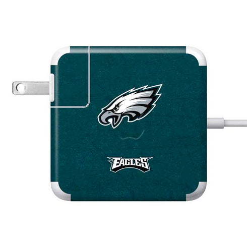 NFL Philadelphia Eagles Distressed 85W Power Adapter (15 and 17 inch MacBook Pro Charger) Skin