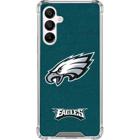 NFL Philadelphia Eagles Distressed Galaxy A16 5G Clear Case