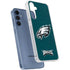 NFL Philadelphia Eagles Distressed Galaxy A55 5G Clear Case