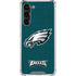 NFL Philadelphia Eagles Distressed Galaxy S24 FE Clear Case