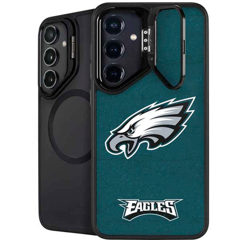 NFL Philadelphia Eagles Distressed Galaxy S25 Kickstand Case