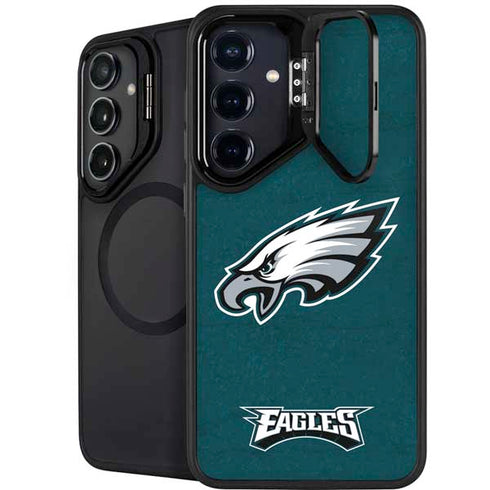 NFL Philadelphia Eagles Distressed Galaxy S25 Plus Kickstand Case