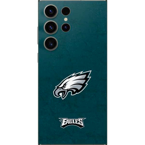 NFL Philadelphia Eagles Distressed Galaxy S25 Ultra Skin