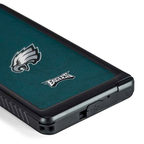NFL Philadelphia Eagles Distressed Galaxy S24 Ultra Waterproof Case