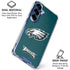 NFL Philadelphia Eagles Distressed Galaxy S25 Plus Clear Case