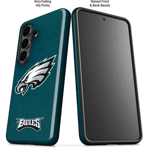 NFL Philadelphia Eagles Distressed Galaxy S26 Impact Case