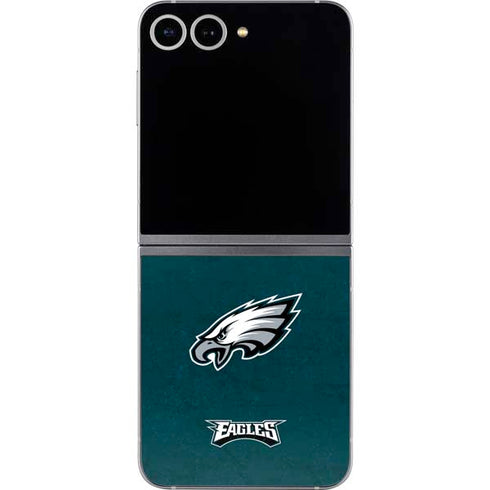NFL Philadelphia Eagles Distressed Galaxy Z Flip6 Skin