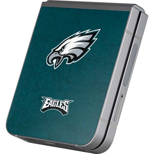 NFL Philadelphia Eagles Distressed Galaxy Z Flip6 Skin
