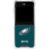 NFL Philadelphia Eagles Distressed Galaxy Z Flip6 Clear Case