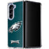 NFL Philadelphia Eagles Distressed Galaxy Z Fold5 5G Clear Case