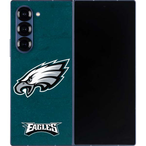 NFL Philadelphia Eagles Distressed Galaxy Z Fold6 Skin