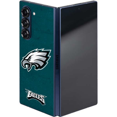 NFL Philadelphia Eagles Distressed Galaxy Z Fold6 Skin